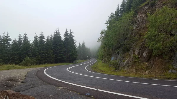 Carretera Montaña Transfagarasana Los Cárpatos Rumanos Rumania — Foto de Stock