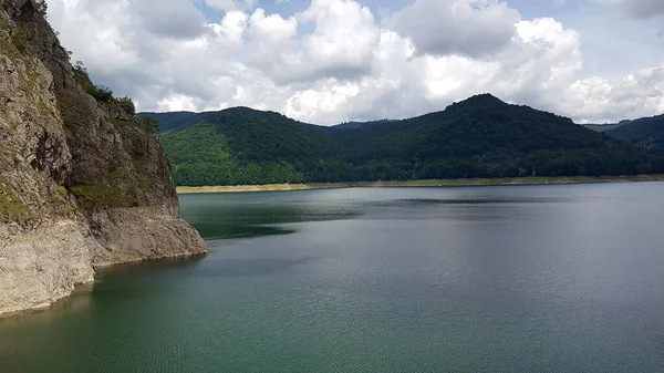 Vidraru Stausee Und Staudamm Fluss Arges Siebenbürgen Rumänien — Stockfoto