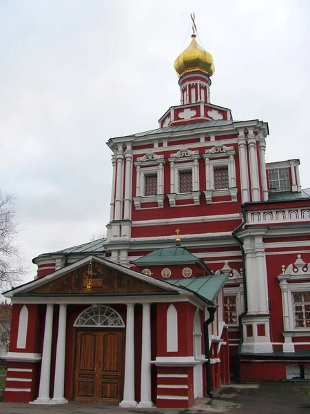 Klasztor Novodevichiy Moskwie Rosja Lista Światowego Dziedzictwa Unesco — Zdjęcie stockowe