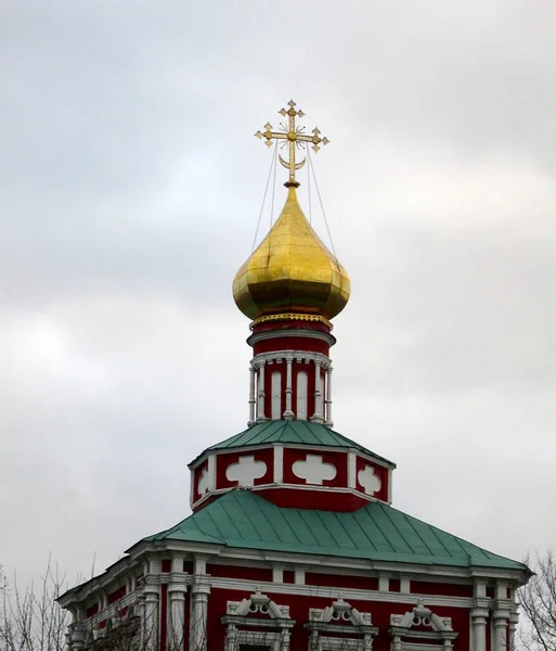 Новодевичий Монастырь Москве Россия Unesco Объект Всемирного Наследия — стоковое фото