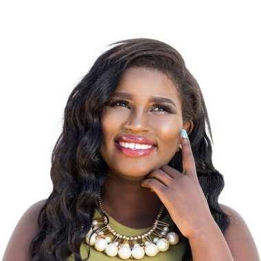 Güzellik Afrika genç kız