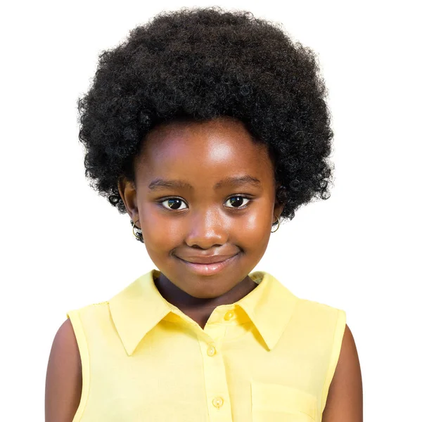 Sevimli küçük Afrikalı kız — Stok fotoğraf