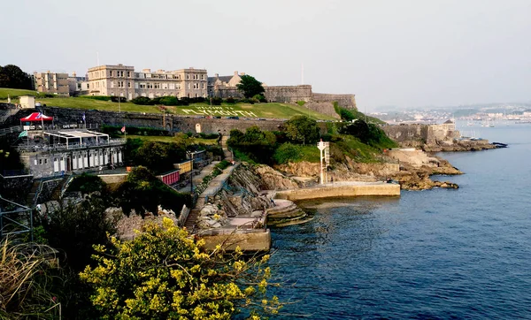 Plymouth Hoe - ocean view — Stock Photo, Image