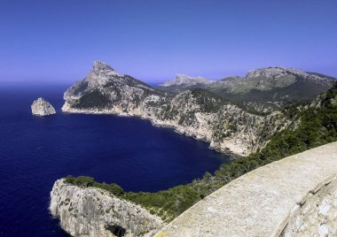 Akdeniz - Formentor görünümünden - Mayorka, İspanya