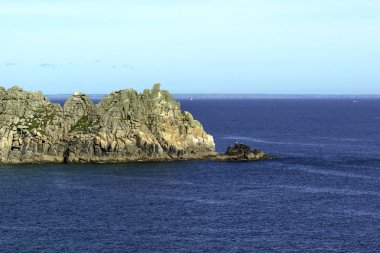 Cornish okyanus - görünüm kertenkele noktası, Cornwall, Büyük Britanya