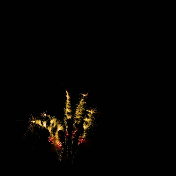 Bonfire Night fireworks weergegeven in Londen — Stockfoto