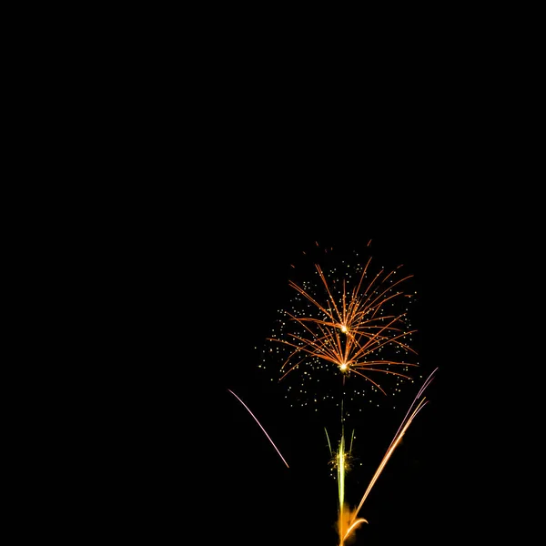Bonfire Night Fireworks Weergegeven Londen — Stockfoto