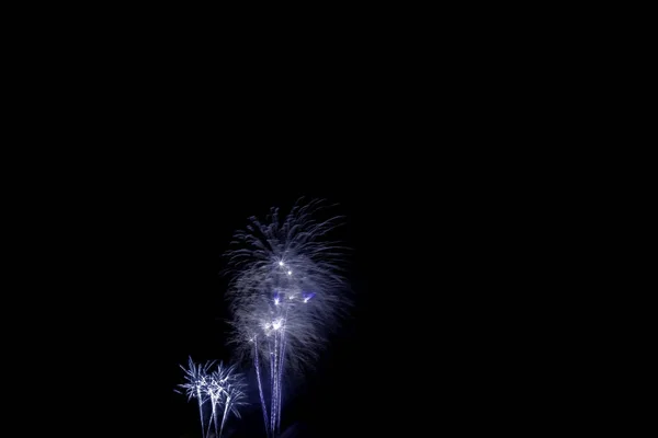 Feuerwerk in der Nacht in London — Stockfoto