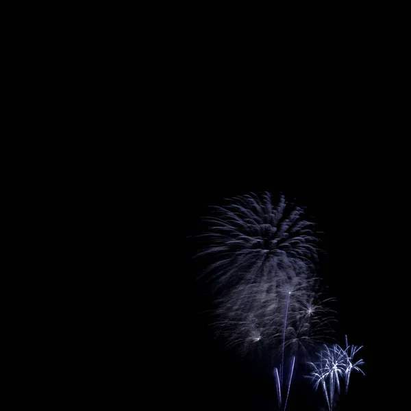 Feuerwerk in der Nacht in London — Stockfoto