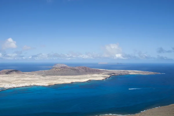 Vulkanische eiland La Graciosa / Lanzarote / Canarische eilanden — Stockfoto