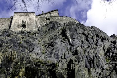 Resim Edinburgh Kalesi üzerinde 22 Mart 2008 Edinburgh, Büyük Britanya