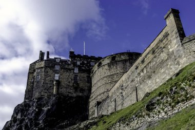 Resim Edinburgh Kalesi üzerinde 22 Mart 2008 Edinburgh, Büyük Britanya