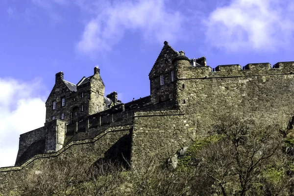 Foto Edinburgh Castle Marzo 2008 Edinburgh Reino Unido — Foto de Stock