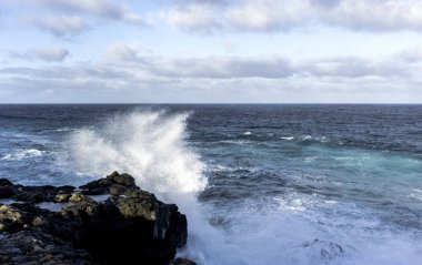 Atlantik Okyanusu - Los Cocoteros, Lanzarote, Kanarya Adaları, İspanya
