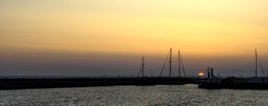 Yunanistan'da ayarla güneş / Gouves, Crete