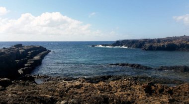 Atlantik Okyanusu - Los Cocoteros, Lanzarote, Kanarya Adaları, İspanya