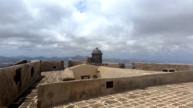 Castle, Santa Barbara - Castillo de Guanapay, Lanzarote, Kanarya Adaları, İspanya