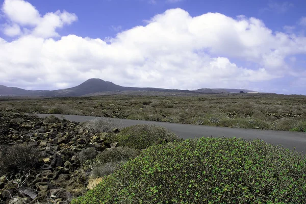 Vulkáni Sivatag Lanzarote Canary Islands Spanyolország — Stock Fotó