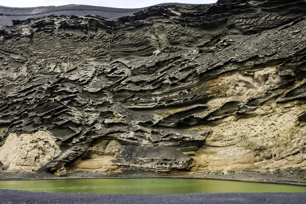 Yeşil göle - Lago Verde / El Golfo / Lanzarote / Kanarya Adaları