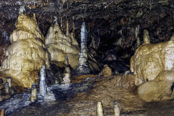 Vnitřní Kents Cavern Prehistorické Jeskyně Torquay Dorset Velká Británie — Stock fotografie