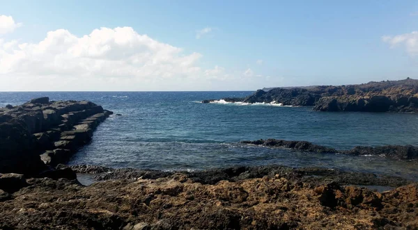 Océano Atlántico Los Cocoteros Lanzarote Islas Canarias España — Foto de Stock