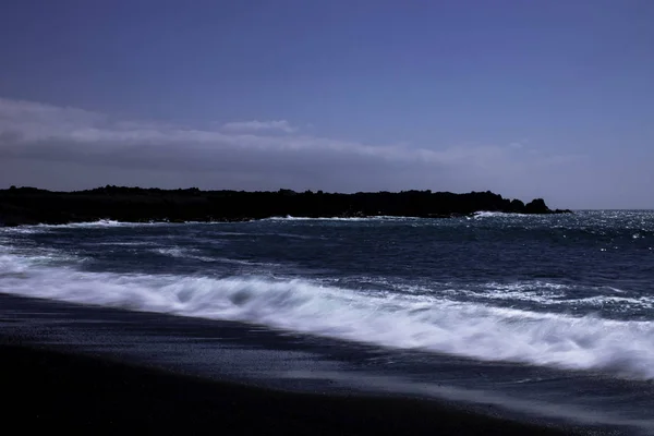 Playa Negra Cerca Golfo Lanzarote Islas Canarias España —  Fotos de Stock