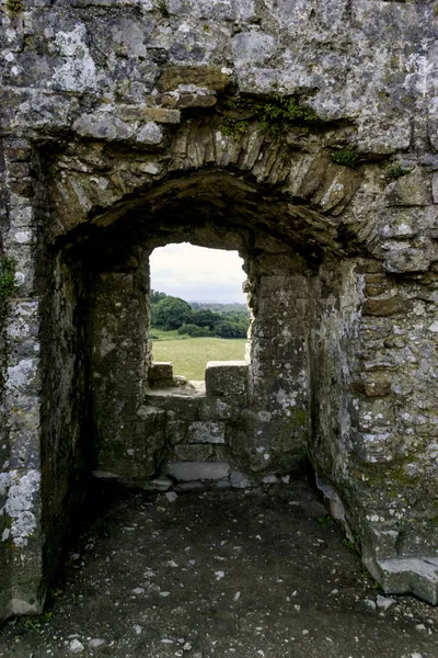 Corfe Castle kalıntıları / Wareham / İngiltere