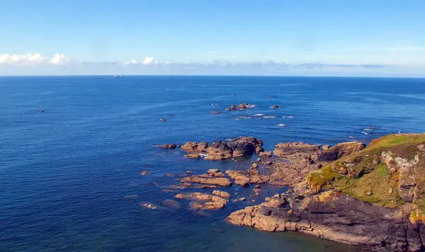 Cornish okyanus - görünüm üzerinden kertenkele Point / Cornwall, Büyük Britanya