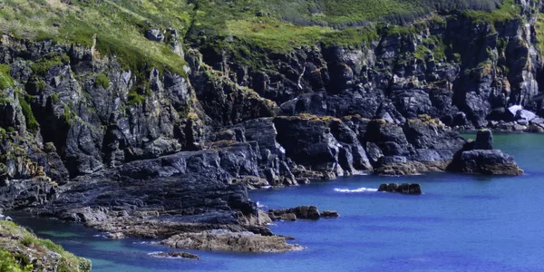 Kornisches Meer Blick Vom Eidechsenpunkt Kornwand Vereinigtes Königreich — Stockfoto