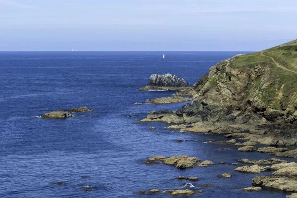 Cornish okyanus - görünüm üzerinden kertenkele Point / Cornwall, Büyük Britanya
