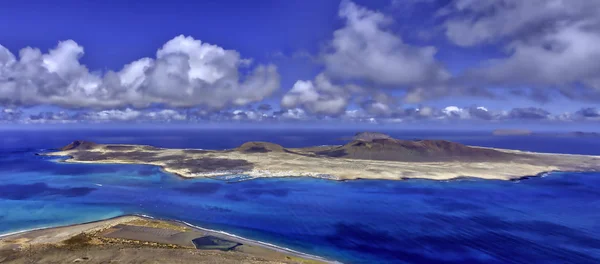 Vulkanische Eiland Graciosa Lanzarote Canarische Eilanden Spanje — Stockfoto