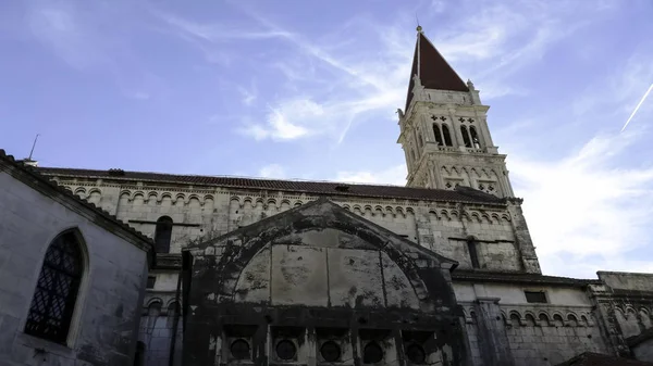 Cattedrale San Lorenzo Nella Città Storica Trogir Croazia — Foto Stock