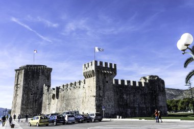 Kale Kamerlengo Trogir, Hırvatistan'ın tarihi şehir içinde 
