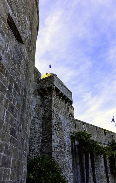 Saint Malo City Walls Saint Malo Bretagna Francia Maggio 2019 — Foto Stock