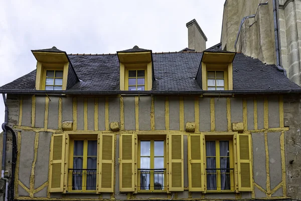 Arquitetura Vintage Cidade Velha Vannes Bretanha França Maio 2019 — Fotografia de Stock