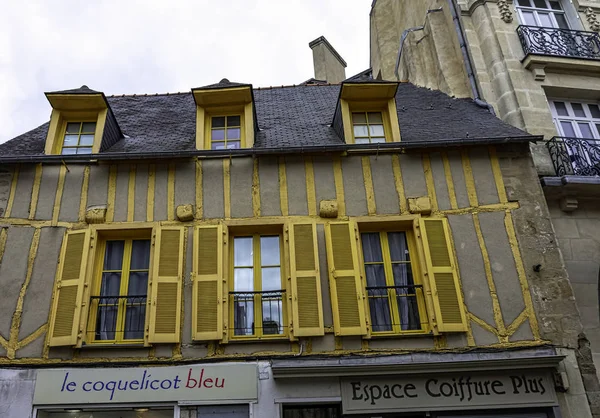 Arquitetura Vintage Cidade Velha Vannes Bretanha França Maio 2019 — Fotografia de Stock