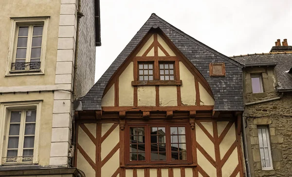 Vintage Architectuur Van Oude Stad Vannes Bretagne Frankrijk Mei 2019 — Stockfoto