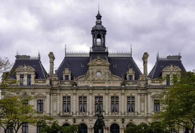 Vannes Old Town Vintage mimarisi, Brittany, Fransa 30 Mayıs 2019