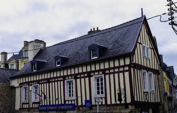 Vintage Arkitektur Gamla Stan Vannes Bretagne Frankrike Den Maj 2019 — Stockfoto