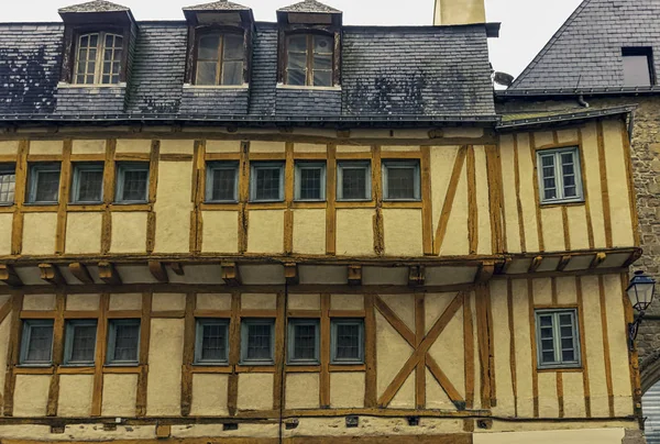 Arquitetura Vintage Cidade Velha Vannes Bretanha França Maio 2019 — Fotografia de Stock