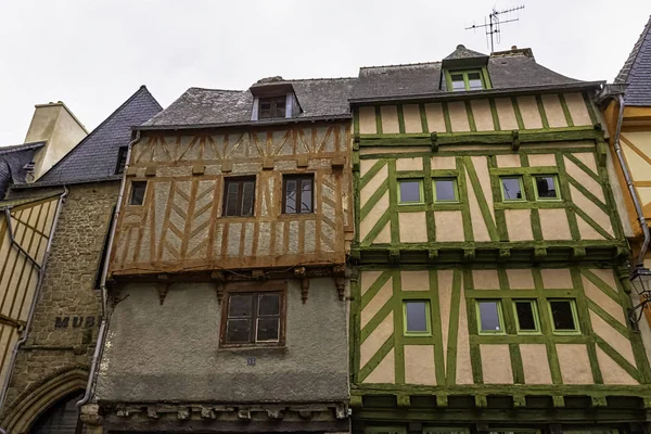 Vintage Építészet Old Town Vannes Bretagne Franciaország Május 2019 — Stock Fotó