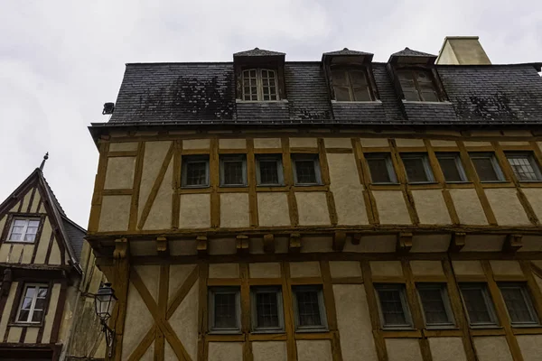 Architettura Vintage Del Centro Storico Vannes Bretagna Francia Maggio 2019 — Foto Stock