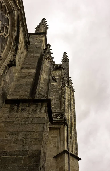 Katedral Vannes Cathedrale Saint Pierre Vannes Adalah Sebuah Gereja Katolik — Stok Foto