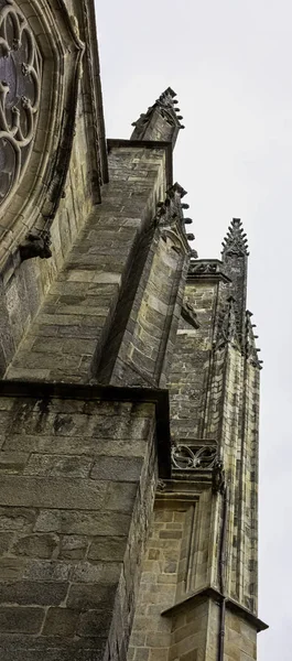 Catedral Vannes Cathedrale Saint Pierre Vannes Uma Igreja Católica Romana — Fotografia de Stock