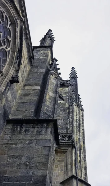 Catedral Vannes Cathedrale Saint Pierre Vannes Una Iglesia Católica Dedicada —  Fotos de Stock