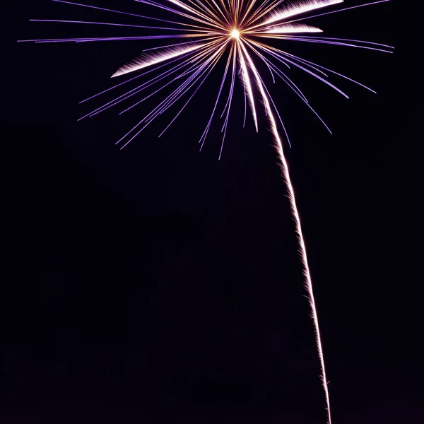 Vuurwerk Avond Londen Verenigd Koninkrijk — Stockfoto