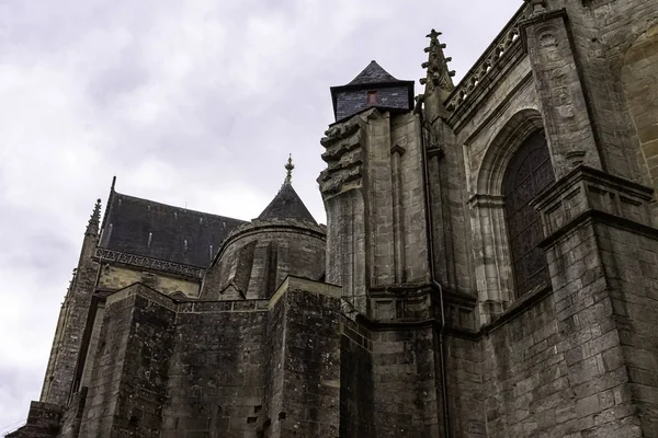 万尼主教座堂 Cathedrale Saint Pierre Vannes 是一座罗马天主教教堂 于2019年5月30日在法国万尼举行 供奉圣彼得 — 图库照片
