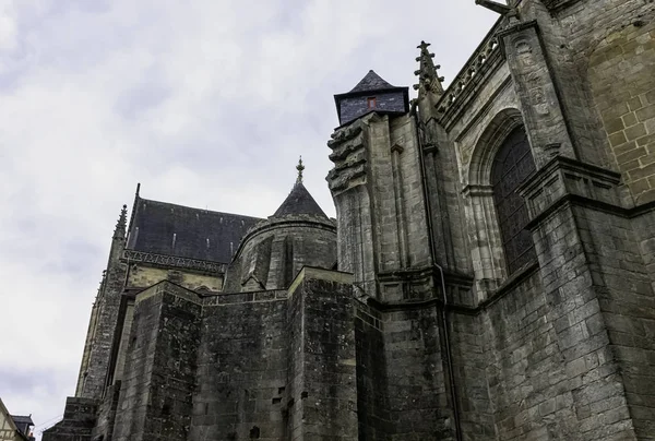 Catedral Vannes Cathedrale Saint Pierre Vannes Una Iglesia Católica Dedicada —  Fotos de Stock