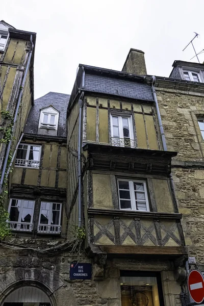 Vintage Architectuur Van Oude Stad Vannes Bretagne Frankrijk Mei 2019 — Stockfoto