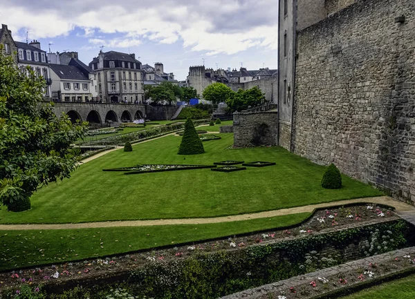 Stadsmuren Parken Van Vannes Vannes Bretagne Frankrijk Mei 2019 — Stockfoto